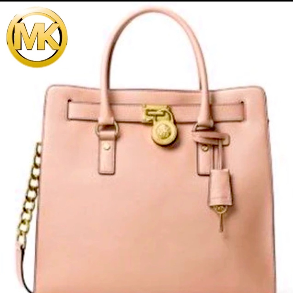Michael Kors Hamilton large tote bag (Peach pink)
